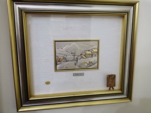 Quadro con argentatura - -, in