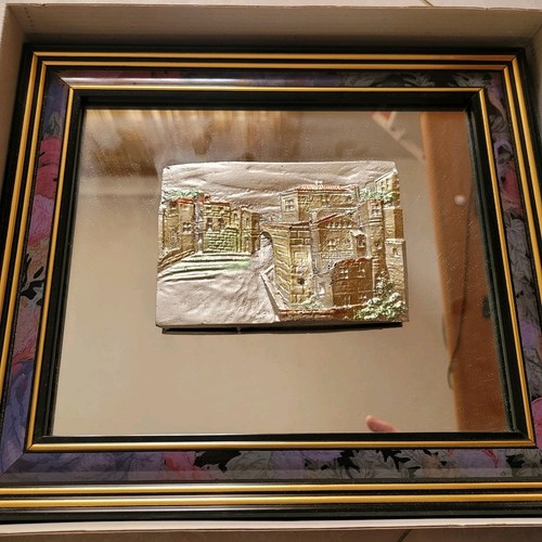 Quadro con specchio rilievo - quadro,