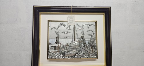 Quadro rilievo nautico lamina