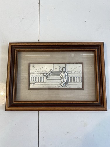 Quadro rilievo vintage franco - quadro,