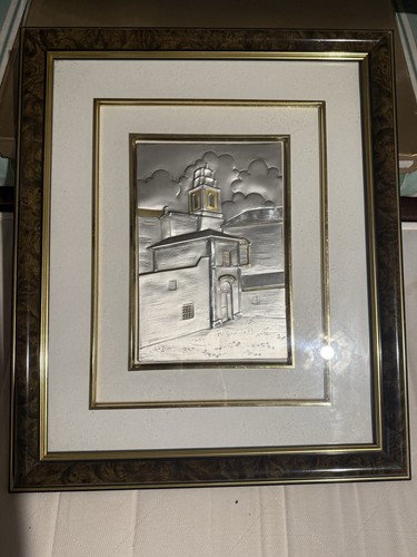 Quadro bassorilievo argento - quadro,