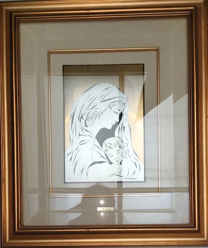 Quadro maria gesù - e,