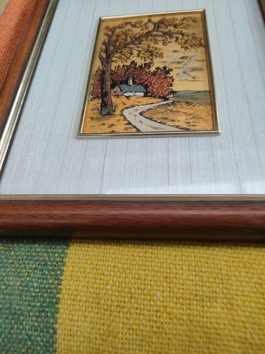 Quadro foglia oro - su,
