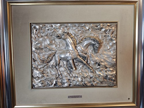 Quadro alto rilievo - , argento