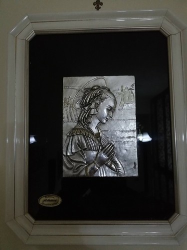 Quadro con argentatura - -, in