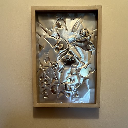 Quadro astratto rilievo su - astratto,